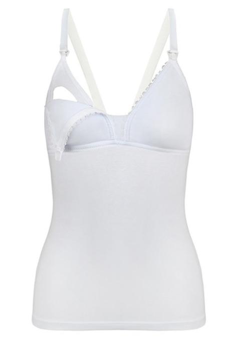 Maiou NBB dama pentru alaptat, culoare Alb Engros